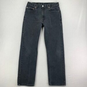 Vintage Levi's Jeans 505‎ Mens 34x32 Black Faded Denim Reg Straight Y2K Canada